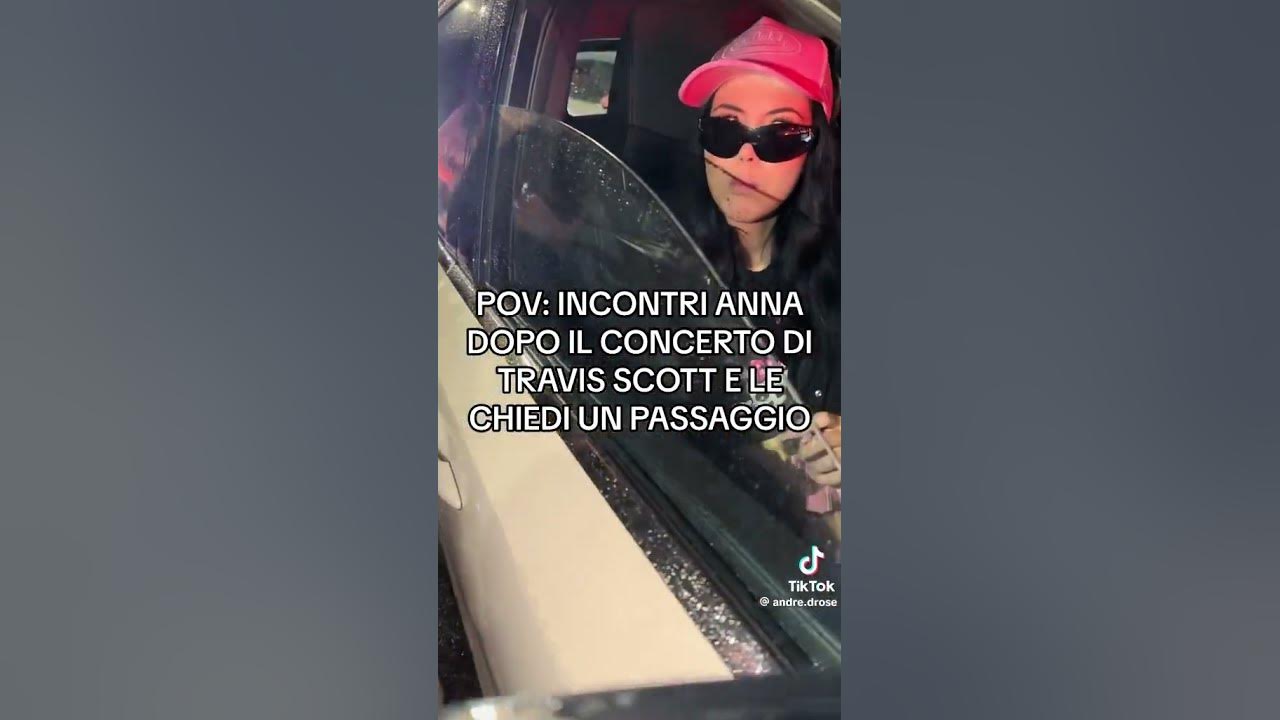 Incontri Anna Pepe dopo il concerto di Travis Scoot