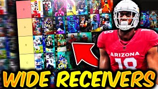 RANKING The BEST Wide Receivers (Tier List) in Madden 25 Ultimate Team!!