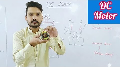 DC motor | in Urdu/Hindi | 12th class physics | physics ka safar
