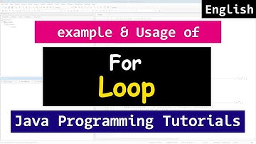 For Loop With Example in Java Programming - Video Tutorials For Beginners