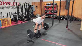 Clean Deadlift with 2s Pause at Knee