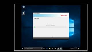 Install Sharp MX3070V drivers with black default setting