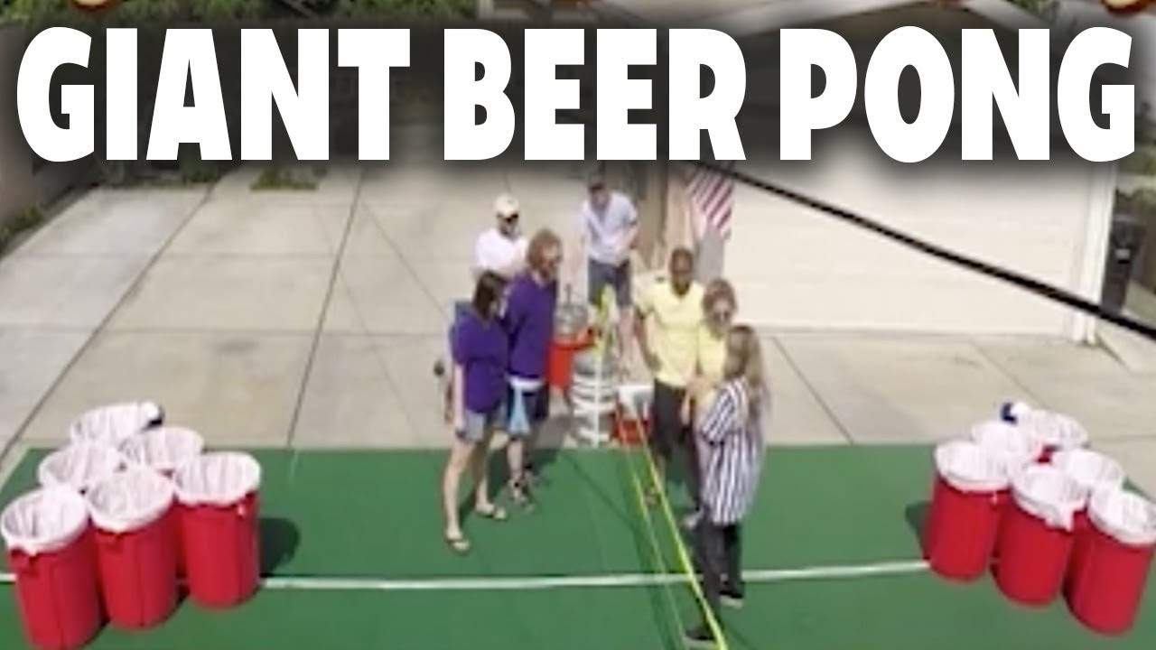 Giant Beer Pong (National Beer Day)