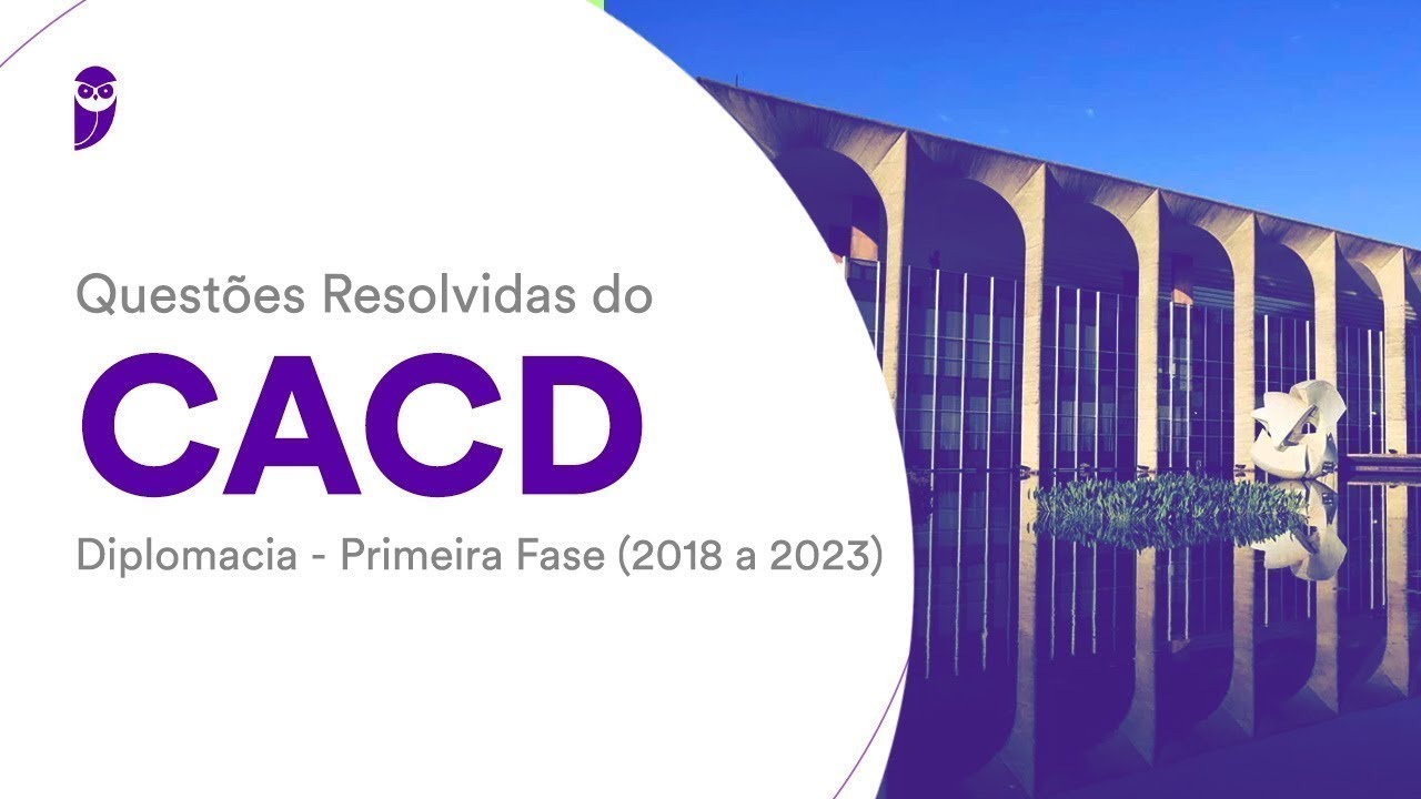 Questões Resolvidas CACD: Diplomacia - Primeira Fase (2018 a 2023): História Mundial