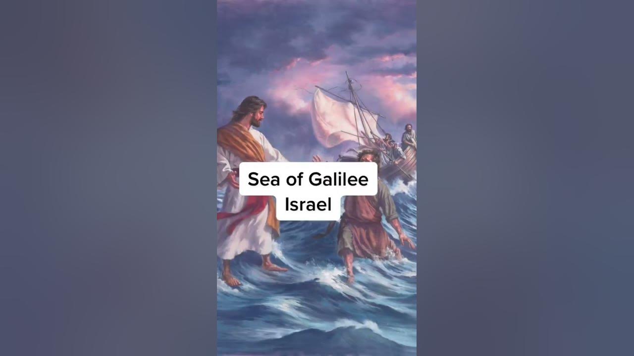 Where did jesus walk on water bible jesus youtube