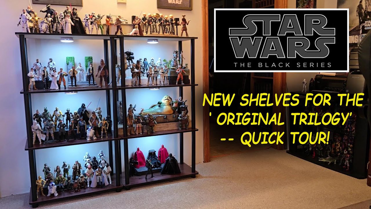 Star Wars Black Series Collection Tour! New shelves for the