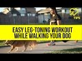 Easy Leg-Toning Workout While Walking Your Dog - Fit Tips