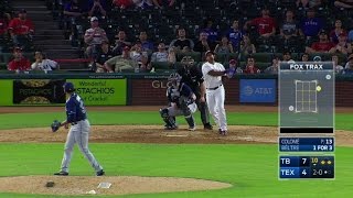 TB@TEX: Beltre cuts the Rangers' deficit in the 10th