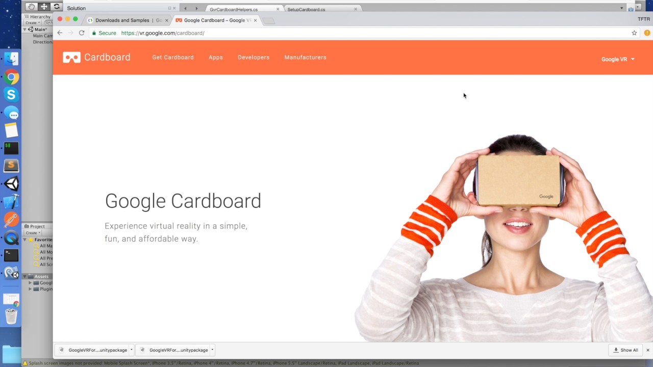 googlevr cardboard set the default viewer profile in unity3d youtube