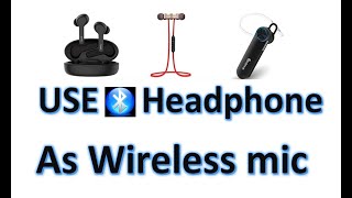 Use Bluetooth Headphone as Wireless Mic for Video Recording screenshot 1