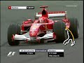 F1 Spa 2005 - Michael Schumacher Qualifying Lap (50 FPS)