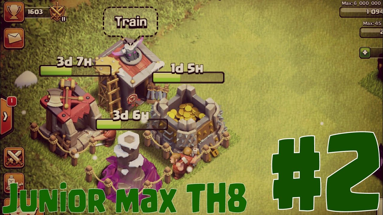 //PP// Clash of Clans CZ/SK - Junior Petráček (JP) JEDE MAX TH 8! [#02]