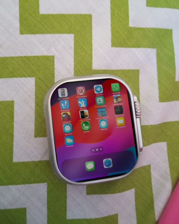 Android watch iOS launcher test 🧏🏻🤫 - YouTube