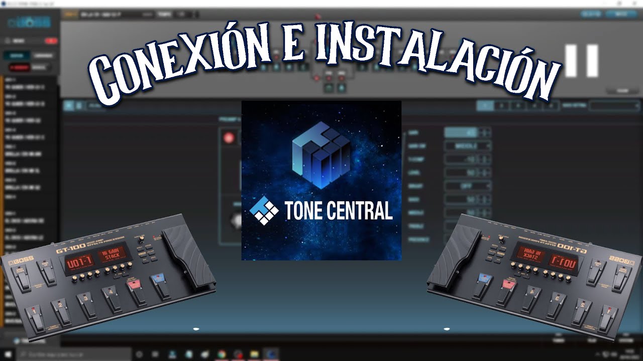 Boss Tone Studio (GT-100) - Conexión e instalación para WINDOWS (10, 8 y 7) y MAC