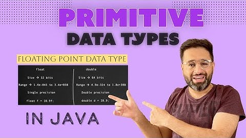 Floating Point Data Types in JAVA | double, float in JAVA