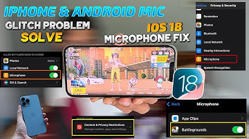 IOS 18 How To Fix Iphone Bgmi Mic Problem 🎤\ Bgmi Mic Not Working In Iphone | Bgmi Glitch Problem💯
