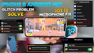IOS 18 How To Fix Iphone Bgmi Mic Problem 🎤\ Bgmi Mic Not Working In Iphone | Bgmi Glitch Problem💯