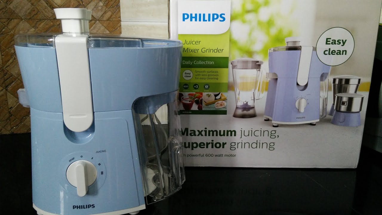 Uventet Blikkenslager himmelsk Philips Juicer Mixer Grinder | Philips HL7576 | Best Juicer Mixer Grinder  in India by Happy Pumpkins - YouTube