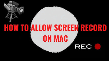 HOW To Enable screen recording on MacBook
