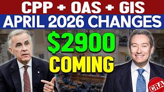 Celebrity $2,900 COMING APRIL 2026 New CPP + OAS + GIS Changes for Canadian Seniors (Don't Miss Out!) Profile