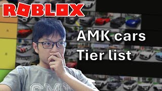 Roblox ang mo kio, singapore cars tier list