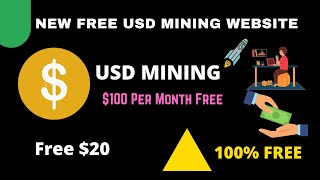 Free USD Mining Website - New USD mining site - Mine Free USD - Free Earning Website