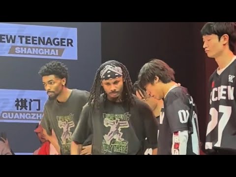 RUBIX JUNIOR  KUTY vs X CREW  Jumpman Exhibition Battle Shanghai 2023 LES TWINS Reaction