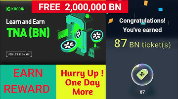 KuCoin Learn and Earn | BN Prize Pool | BN Quiz Answers