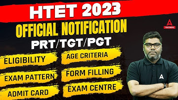HTET 2023 Notification Out | Haryana TET Syllabus, Exam Pattern, Eligibility & Form Filling 2023