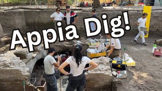 Explore the newest excavation on the Via Appia!