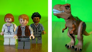 I built Jurassic World in LEGO