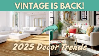 Top Vintage Decor Trends for 2025 You ll Want in Every Room Florals Antiques Retro Charm