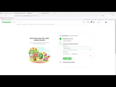 Tutorial Pembuatan Toko Online di Tokopedia #2 - Login