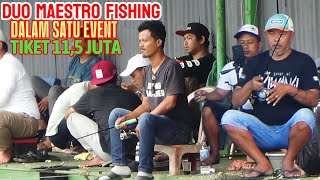 FISHING AT 11.5 MILLION TICKETS WHERE TWO FISHING MAESTROS MEET