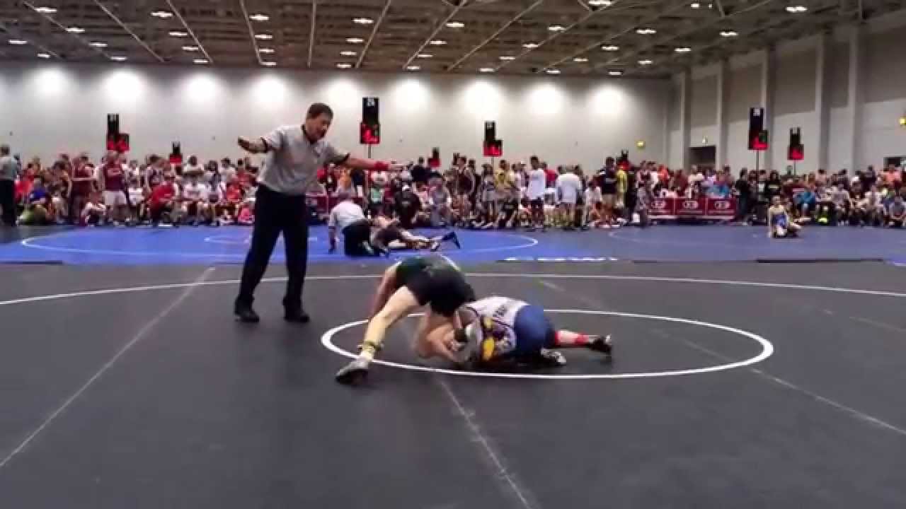 2015 VA Beach National Duals Team Young Guns Blue 110lb Wrestling 115