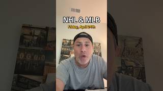 3 Free Picks Friday Night! #nhl #mlbb #bestbets #sportsbetting