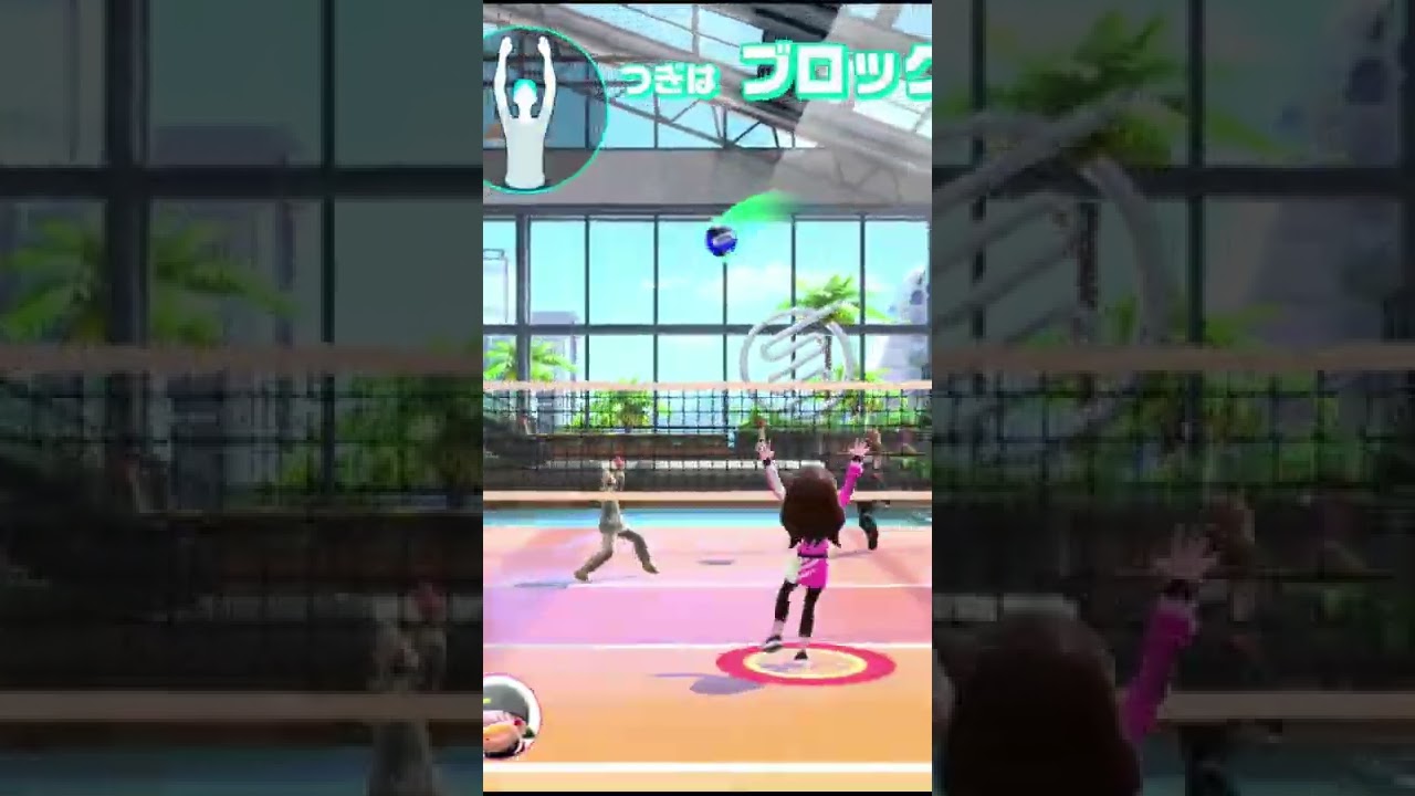 【Switch Sports】Volleyball [p225] 1 
