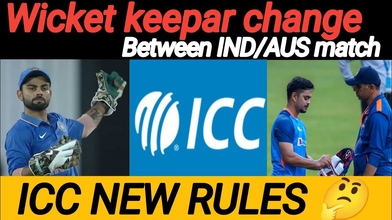 Wicketkeeper change between India Australia 3rd Odi match Wicket