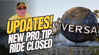Updates! Universal Studios | New Secret Pro Tip | Ride Closed and HHN Stuff screenshot 2
