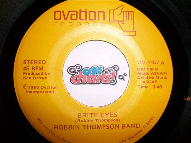 Robbin Thompson Band - Brite Eyes □ 45 RPM 1980