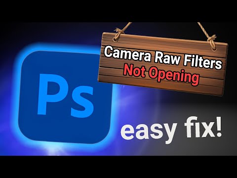 Как исправить фильтры Camera Raw в Photoshop (не открывается)