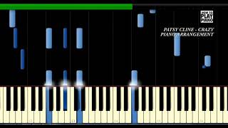 PATSY CLINE - CRAZY - SYNTHESIA (PIANO COVER) chords