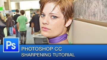 Photoshop CC Tutorial High Pass Filter Sharpening Tutorial