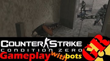 Counter-Strike: Condition Zero gameplay with Hard bots - Siege - Counter-Terrorist