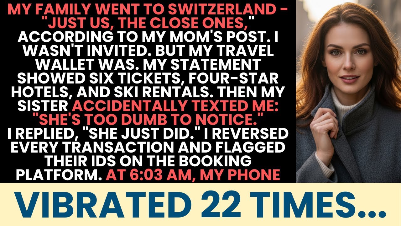 My Family Went To Switzerland — “Just Us, The Close Ones,” According To My Mom’s Post. I Wasn’t...
