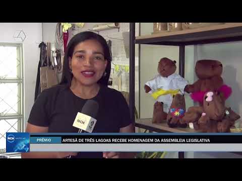 Artesã de Três Lagoas recebe homenagem da Assembleia Legislativa
