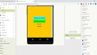 MIT App Inventor Language Translator App