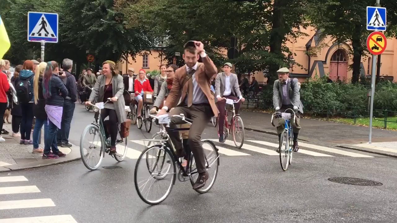 Bike in tweed 2017 Stockholm