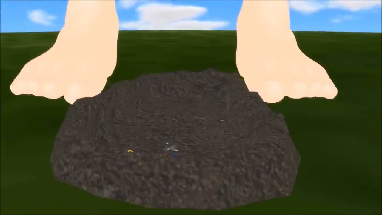 MMD Giantess Rampage In The City