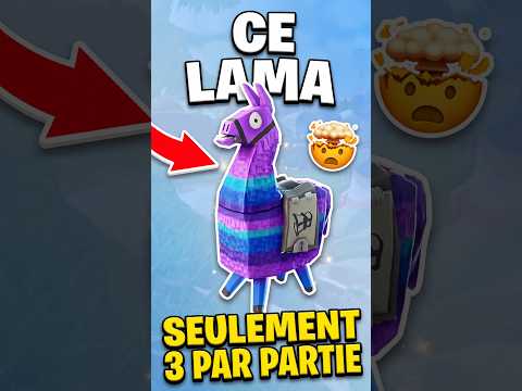 Il n'y en avait que 3 par partie… l'histoire du Lama Fortnite ! 🦙